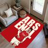 Ronaldo's Legacy Floor Rug Office Rug Perfect for Study Room Entryway Foyer Bedrooms Antislip Carpet Decorate Offices Spiritual Gift