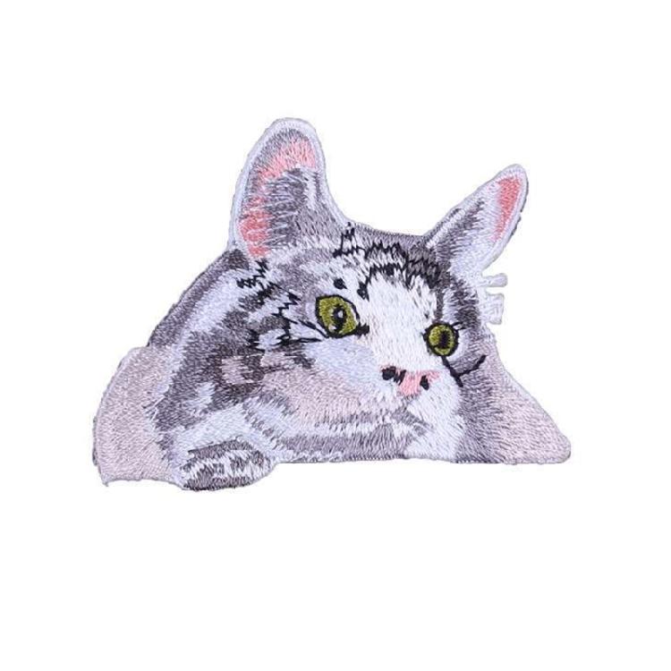 Trendy Cats Pattern Patches Personality Clothes Heat Transfer Appliques for Creative Craft Projects