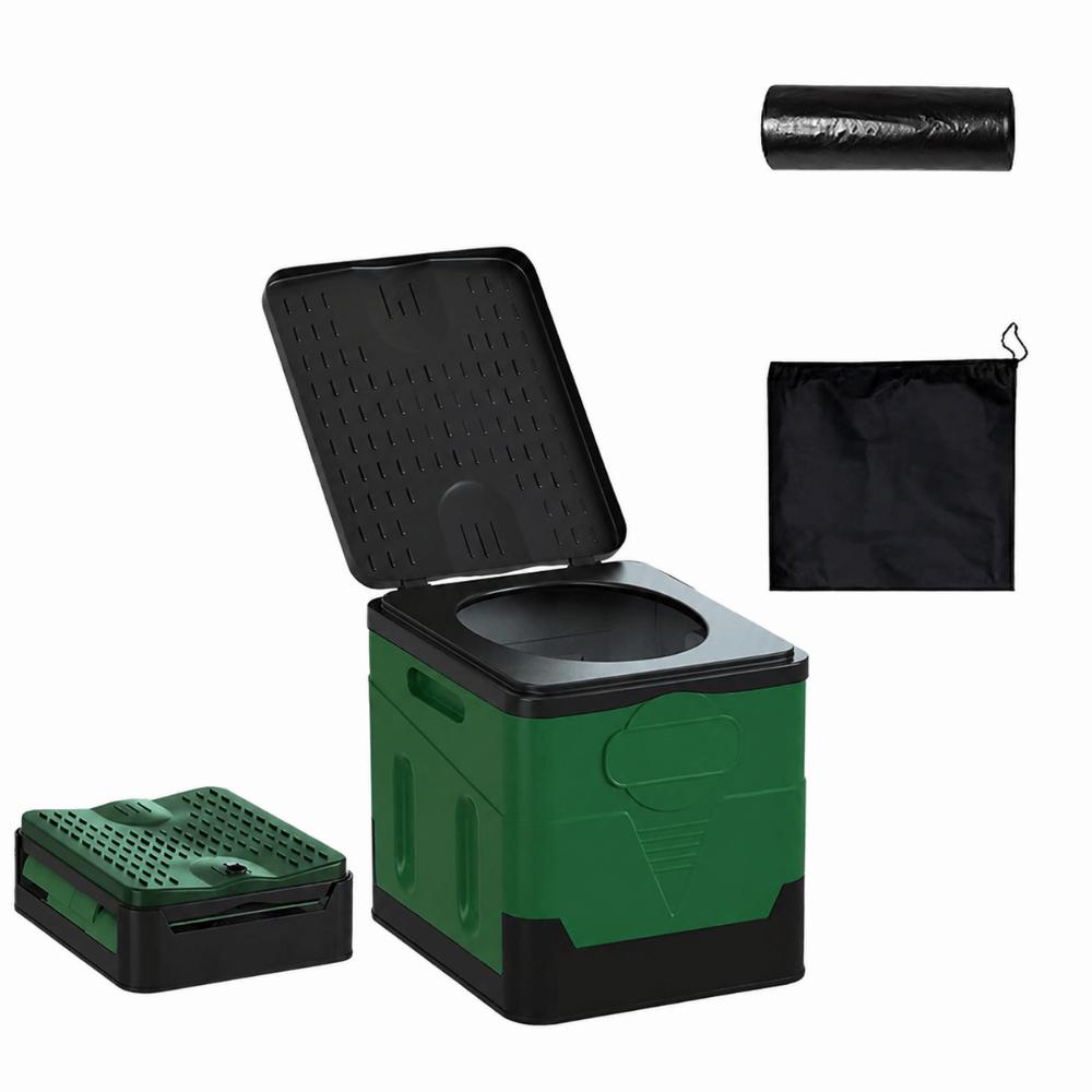 Supports 150kg Portable Toilet Waterproof Travel Toilet Durable Folding Toilet  Car Travel