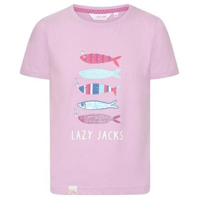 Lazy Jacks Girls Fish Cotton T-Shirt