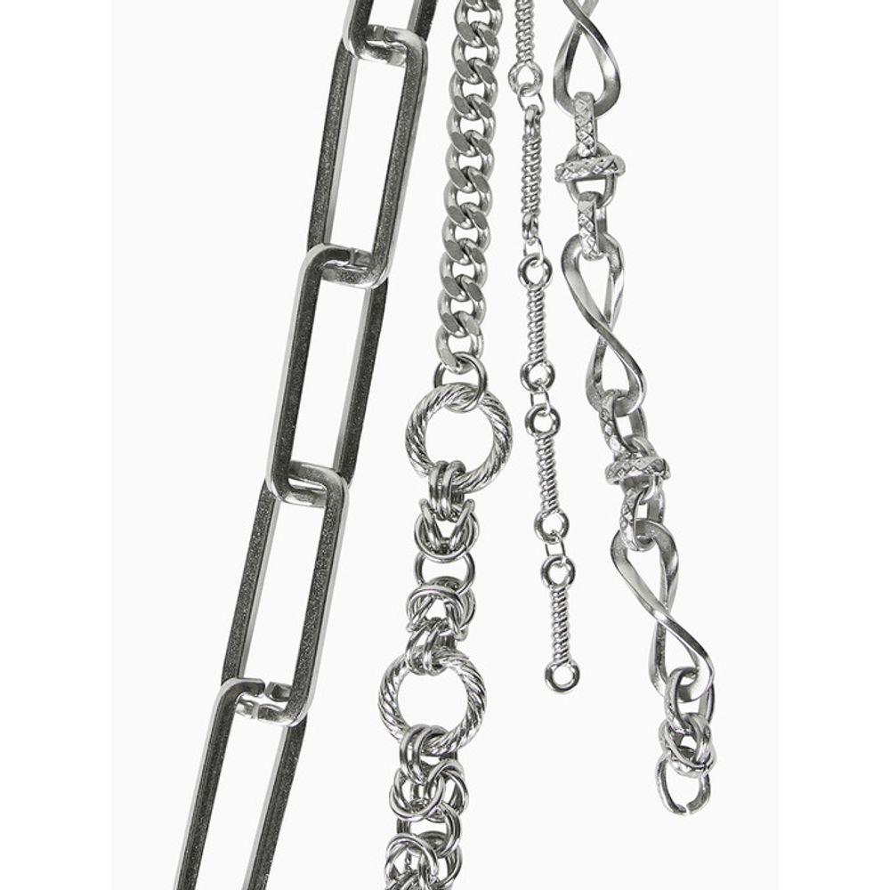 Freemario Mix Chain Keyring [Silver]