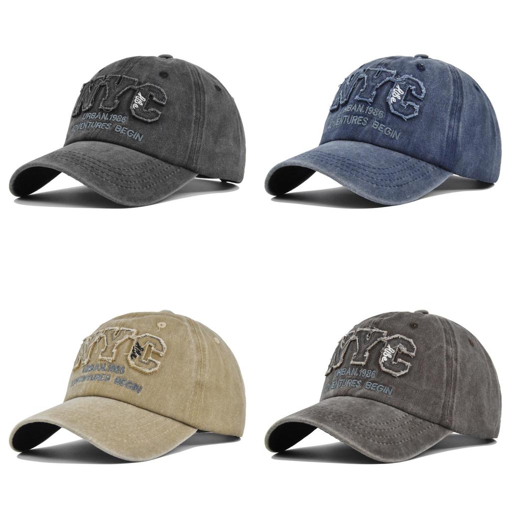 Tongue Duck Hat Vintage Nyc Letter Three Dimensional Embroidered Baseball Hat