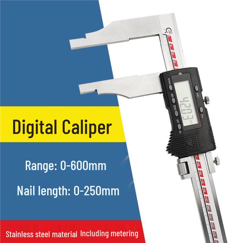 Sanlu High Precision Long Jaw Digital Caliper 0-500/600/1000mm