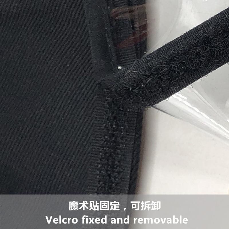 South Korea protective anti-droplet mask protective baseball hat boys and girls children bucket hat epidemic prevention manufacturer