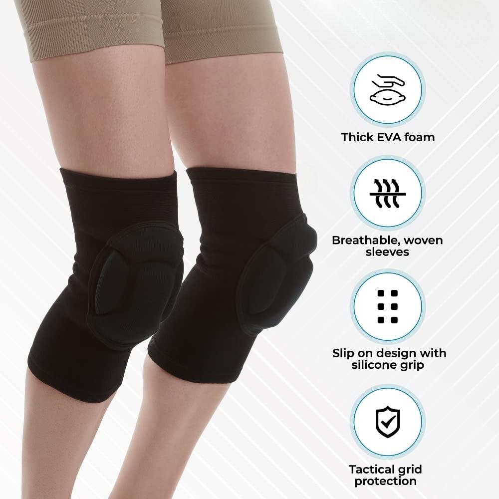 Volleyball Knee Pad  Non-Slip Thickening Anti-Collision Sports Knee Pad Elastic Breathable Knee Brace Ideal Dancing Football Hiking Basketball