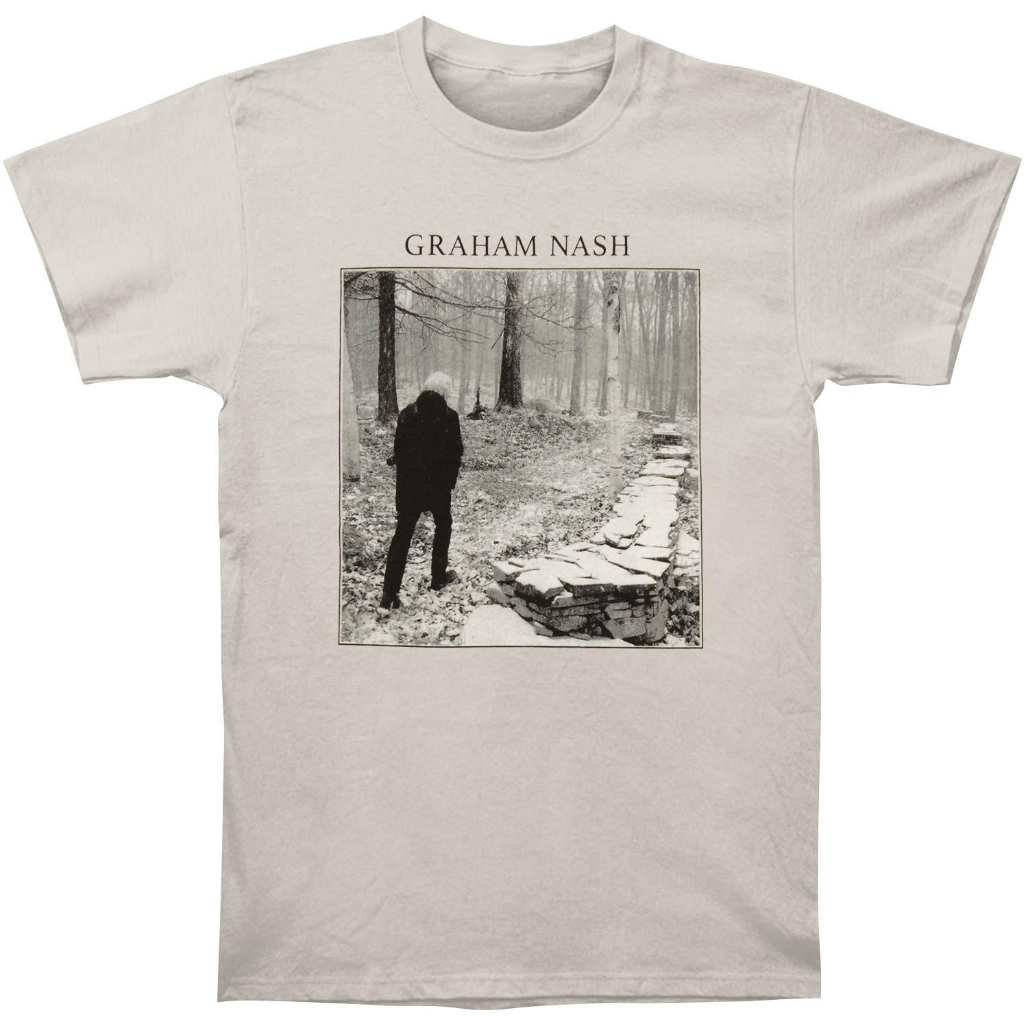 Men s Graham Nash This Path 2016 Tour T-shirt Small Platinum 3XL