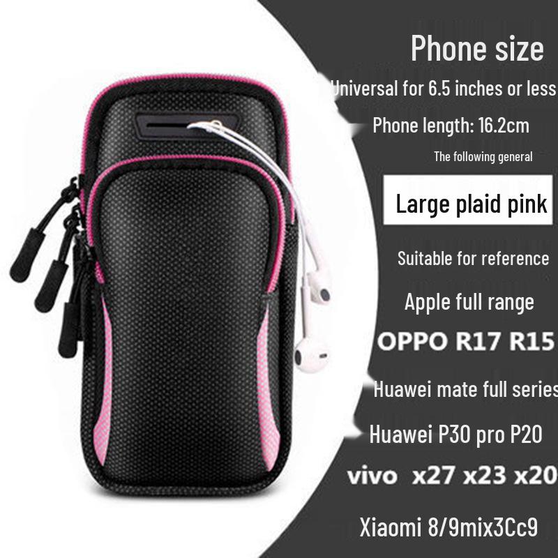 Men's and Women's Waterproof Running & Hiking Phone Armband: Large Capacity, Arm & Wrist Bag