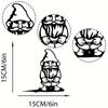 Stylish 1pc Metal Gnome Charming Sweet Garden Figurine Rustic Decor for Outdoor Home Garden a Fashionable Housewarming Present