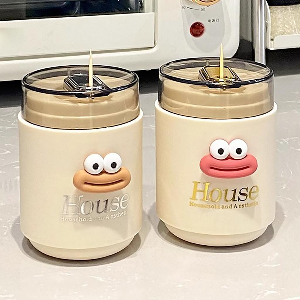 Cartoon Popping Up Toothpick Case Elegant Toothpick Storage Box Kitchen Accessories Toothpick Holders for Toothpick