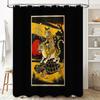 Tiger Turtle Wildlife Forest Animal Shower Curtain Nature Decor Bathroom Set Vintage Home Decor Artistic Print