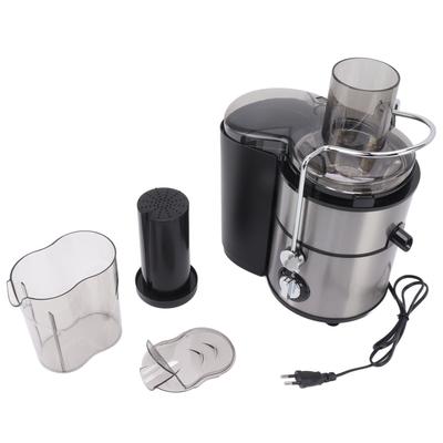 Electric Juicer 500W Large Opening Full Auto 2 Speed Stainless Steel Masticating Juicer for Home