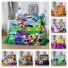 Sprunki All Characters Flannel Blanket, Soft Warm Throw with Full Sprunki Team Print for Bed Sofa, Cozy Bedding for Fans