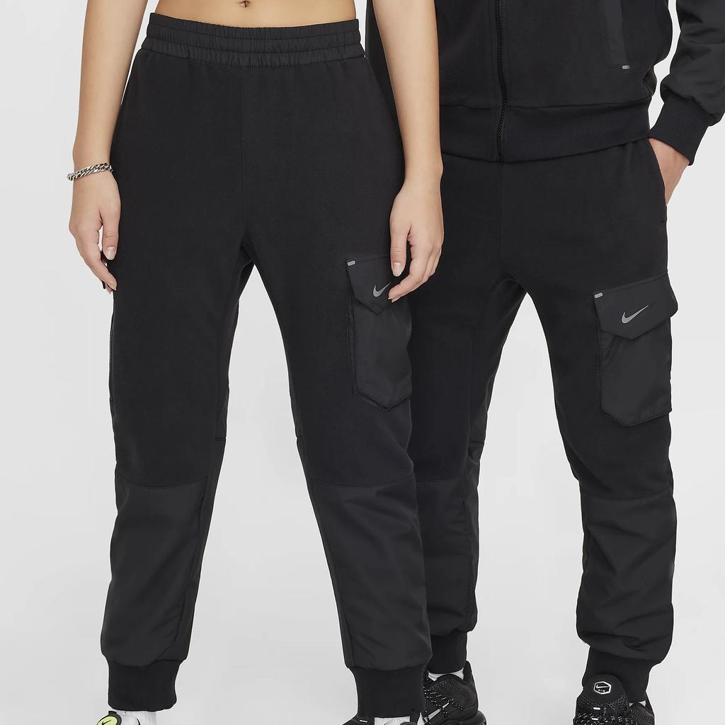 Nike Sportswear Therma-FIT Knit Joggers Warm Breathable Comfortable Stylish Kids Joggers Black HF4211-010