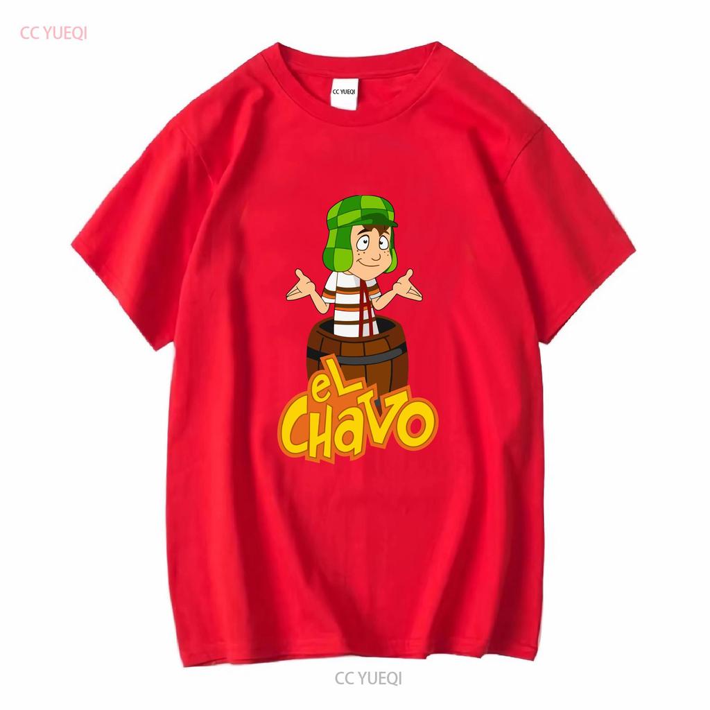 T shirt el Chavo del 8 cecco della botte ocho long or short sleeves vintage Washed Versatile fashion Casual Slightly Soft