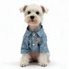 Dog Denim Shirt Pet Clothes Small Medium Large Dogs Winter Warm Outfit
