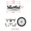 4Pcs Auto GT Emblem Rad Center Hub Abdeckung Aufkleber Rad Center Hub Caps für ALLE Auto