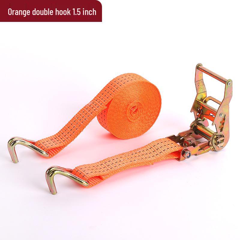 Breite Ratschengurte mit Doppelhaken zur Ladungssicherung