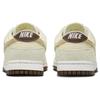Nike Dunk Low Leite de Coco Cânhamo Tênis Femininos Creme Amarelo-Claro Verde-Claro FN7774-001