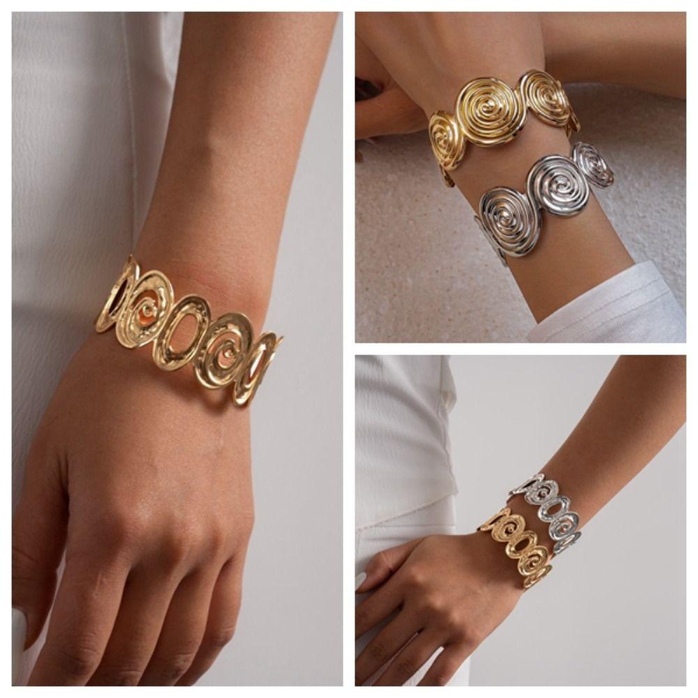 Non-Fading Cuff Bangle Bracelet Opening Opening Bangle Exquisite Women Wristband  Romantic Gift