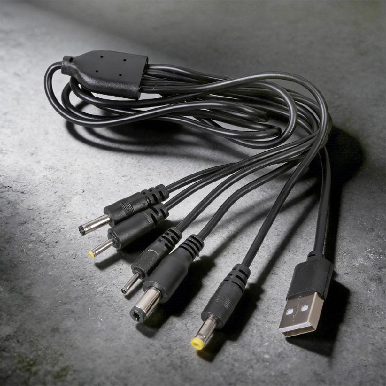 USB 5V Charging Power Cable Quick Connector 5V USB to 5.5x2.1mm 4.0x1.7mm 2.0x0.6mm 2.5x0.7mm 3.5x1.35mm for Desk Lamp