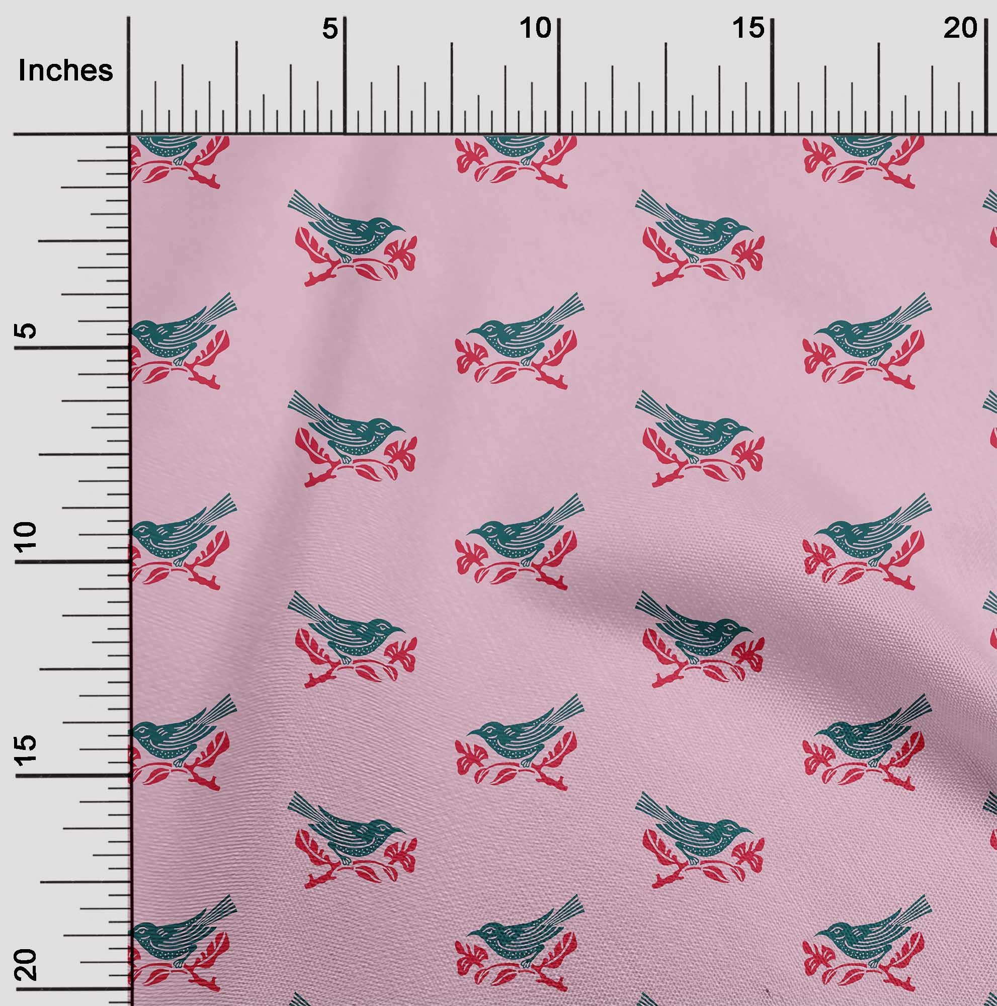 

oneOone Cotton Flex Ткань Ветка и Ткань с принтом Bird Block By The Yard 40 дюймов 42 Inch - Viscose Chiffon чёрный