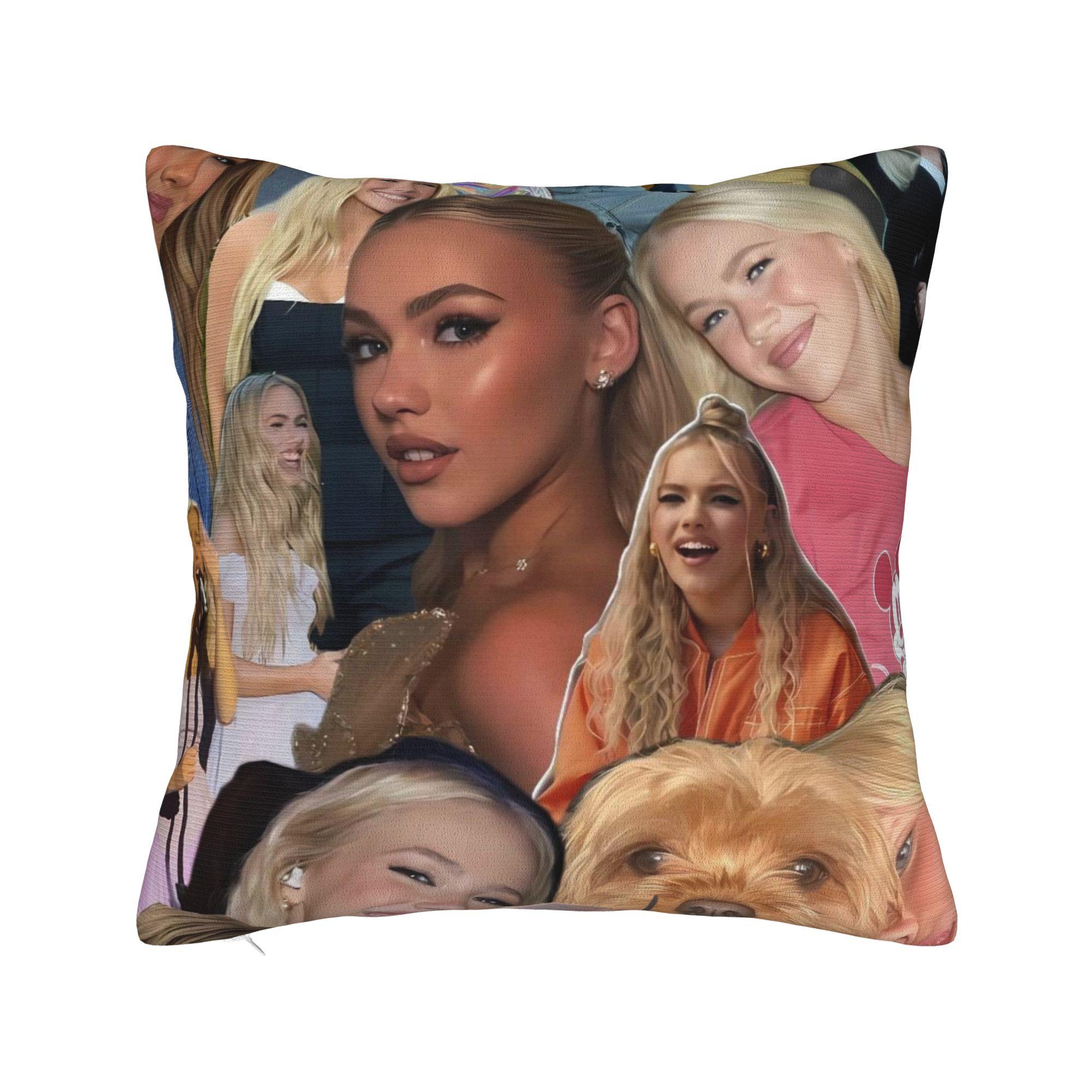 S-Freyas Skye British Singer Pillow Cover  Design Cushion Cover Vintage Pillow Case For Sofa Home Decoration 20x20Inch