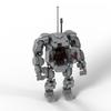 Gobricks MOC Golem Hardsuit Mk2 Robot Mechanical Model Building Block Set Educational Toys For Kids Birthday Collect Gif