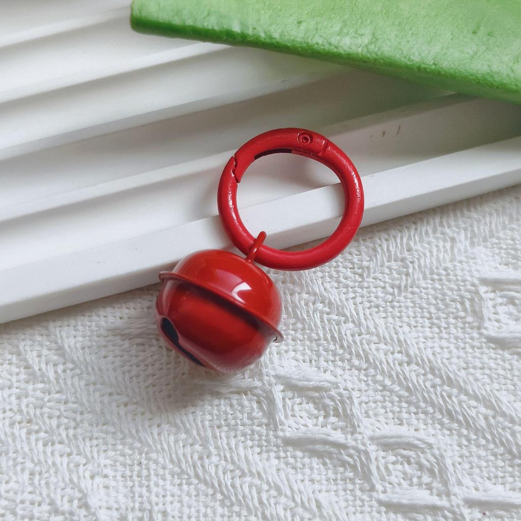 Portachiavi Ciondolo Campanella Colore Caramella con Moschettone a Molla Smaltato per Gioielli Fai da Te e Accessori per Borse
