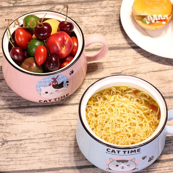 

1 компл. контейнер для еды большой емкости для хранения продуктов питания портативная отличная устойчивая к высоким температурам миска для рамэна с крышкой набор товаров для дома