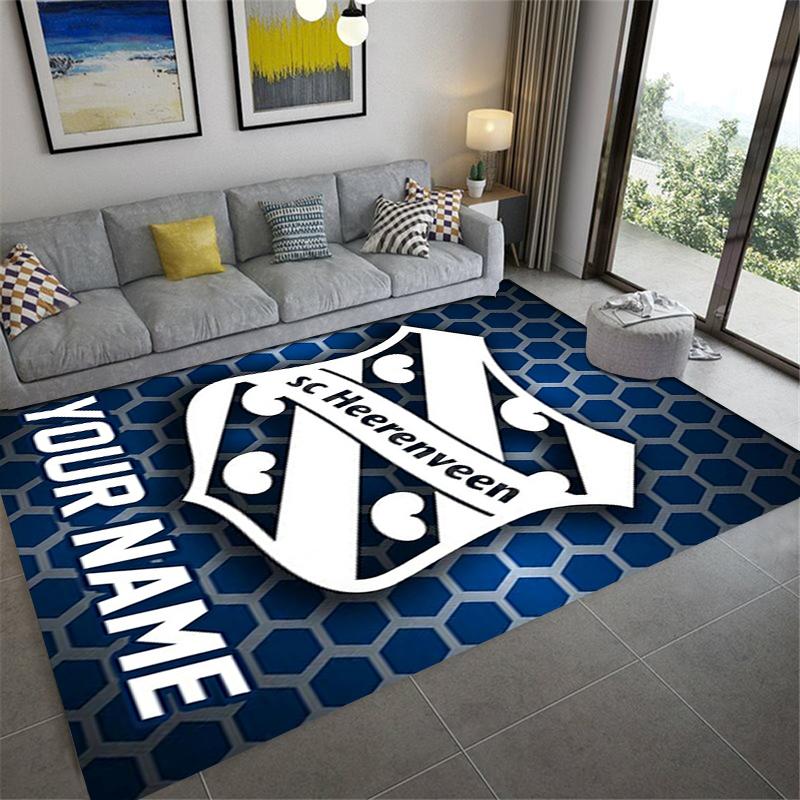 Custom Name SC Heerenveen Carpet Rug for Living Room Bedroom Home Sofa Decoration,Kids play Non-slip Floor Mat