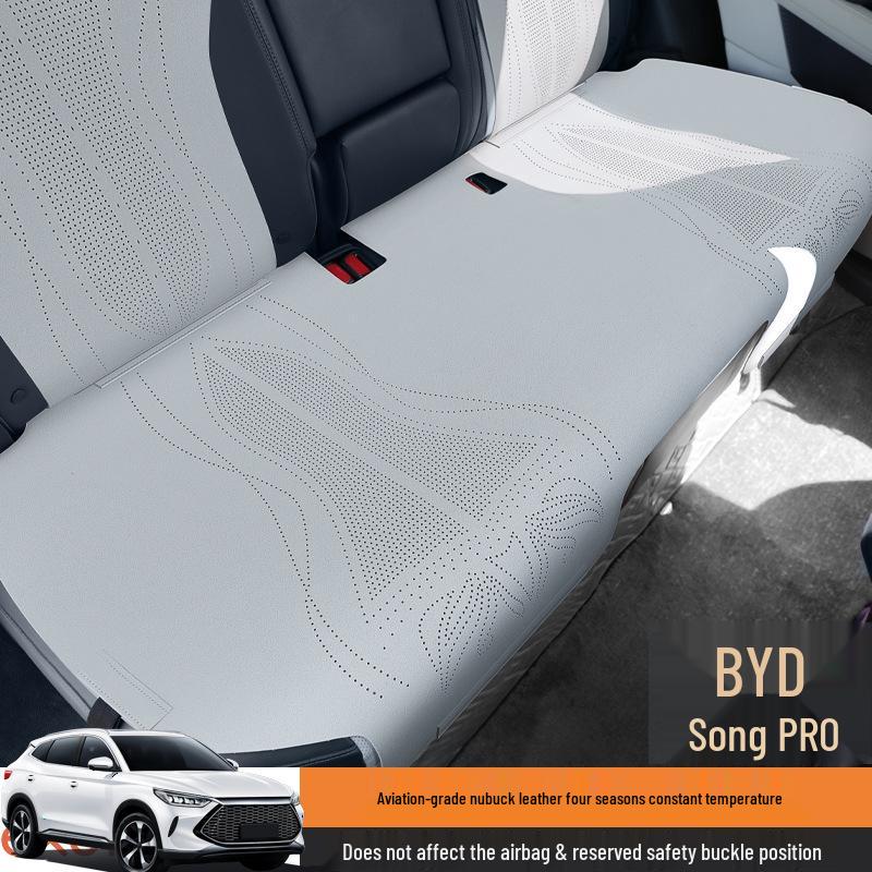 BYD Song Pro Suede Seat Cushion Set: Single and Rear Long Cushion