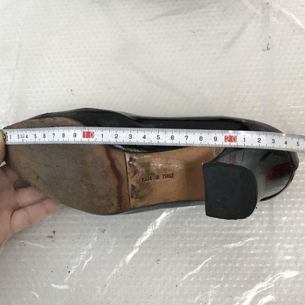 Salvatore Ferragamo Pumps High Heel Size 5C 22.5 Black Shoes Pumps(USED)