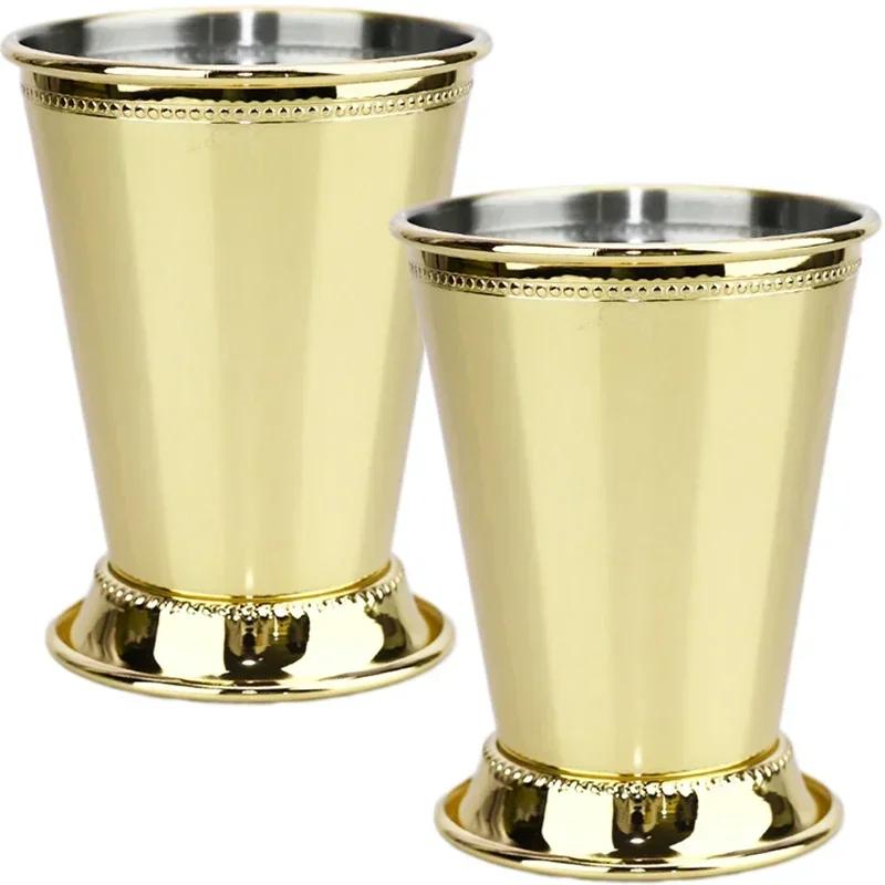380ml Hrnček Mint Julep Nerezový Hrnček na Koktejly Hrnček na Mixované Nápoje Martini Mojito Nápoj Bar Párty Pivní Hrnčeky Julep Bar Sklenice na Víno pro každodenní použití