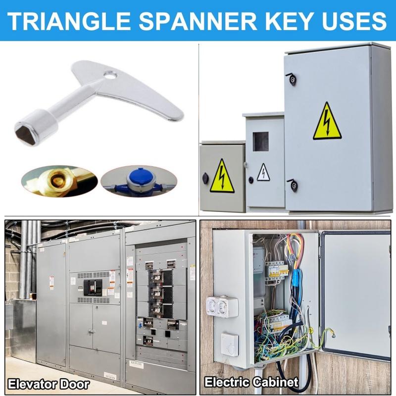 Multifunktionale Haushaltswerkzeuge Innendreieckschlüssel Aufzug Wasserzähler Schaltschrank Stromzähler Ventil