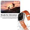 Sport Silikonband für Apple Watch Ultra 2 Strap 49mm 45mm 44mm 42mm Correa Smartwatch Armband iWatch Serie 9 8 7 6 5 SE