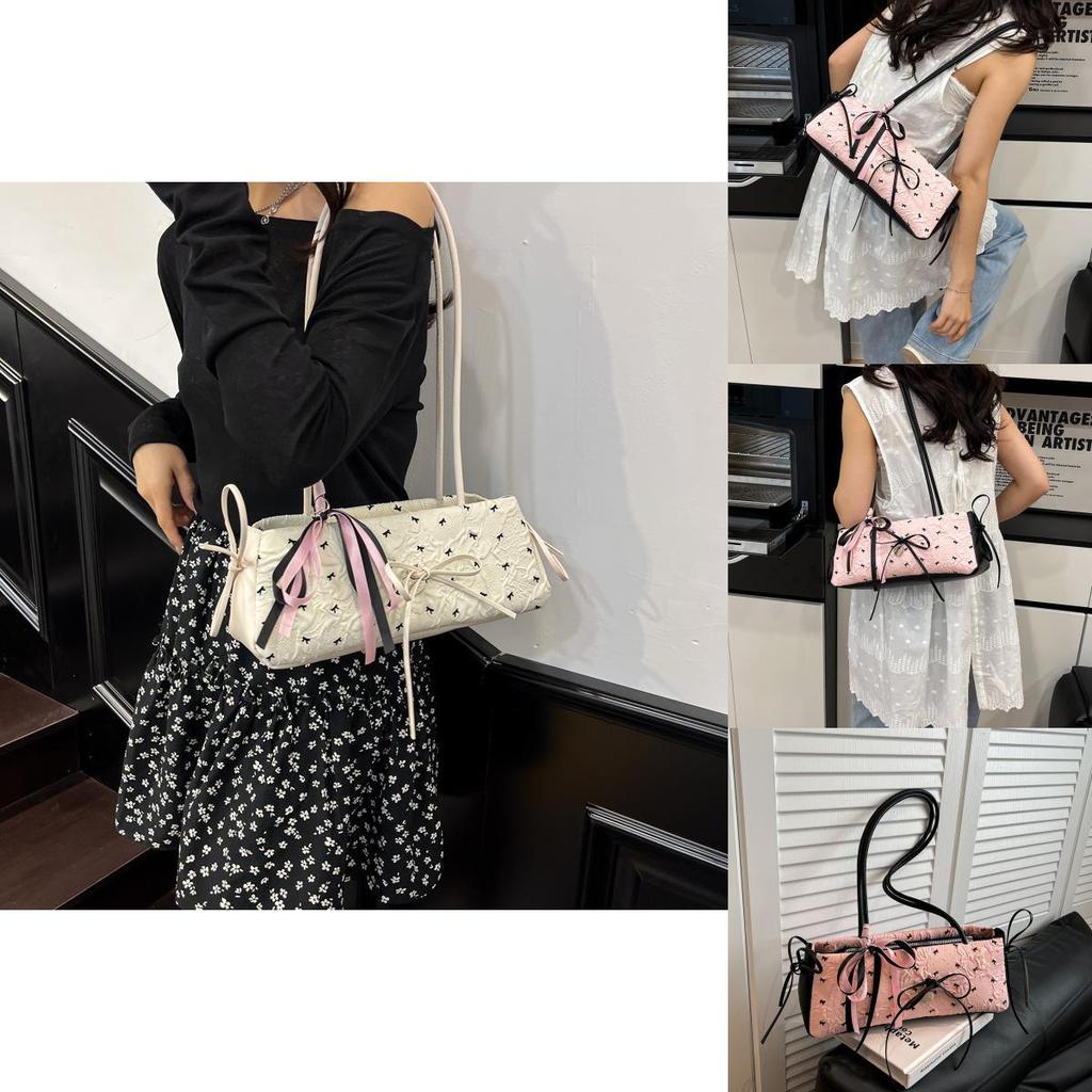 Boxford Cloth Girl Shoulder Bag With Bow For Summer Casual Daily Use
