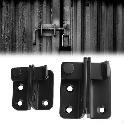2pcs Stainless Steel Door Safety Guard Cabinet Lightweight Staple for Cupboard Garages