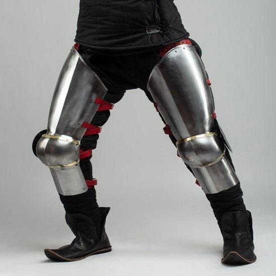 

Handcrafted Medieval Leg Set Steel Leg Guard Armor Suit, Medieval Knight Leg Armor Larp Cosplay Greaves Armor, Reenactment Gift Item.