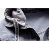 Spring Autumn Long Sleeves Hooded Women Denim Coat Jacket Korean Big Pockets Jean Jacket for Women Fashion Single-breasted Tops