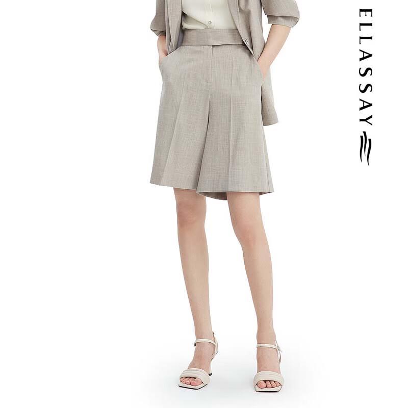 ELLASSAY Women s Lightweight High-Waist Suit Cropped Pants XS