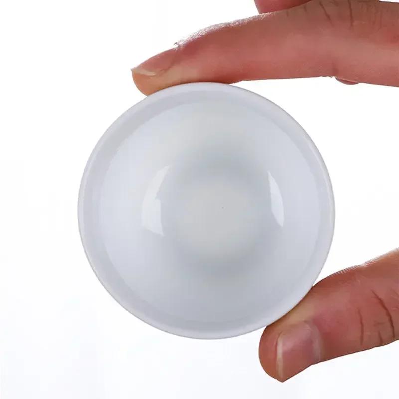 6pcs Chinese Ceramic Tea Cup Set White Porcelain Pu'er Master Cup Boutique Tea Bowl Household Drinkware Tea Set Accessories