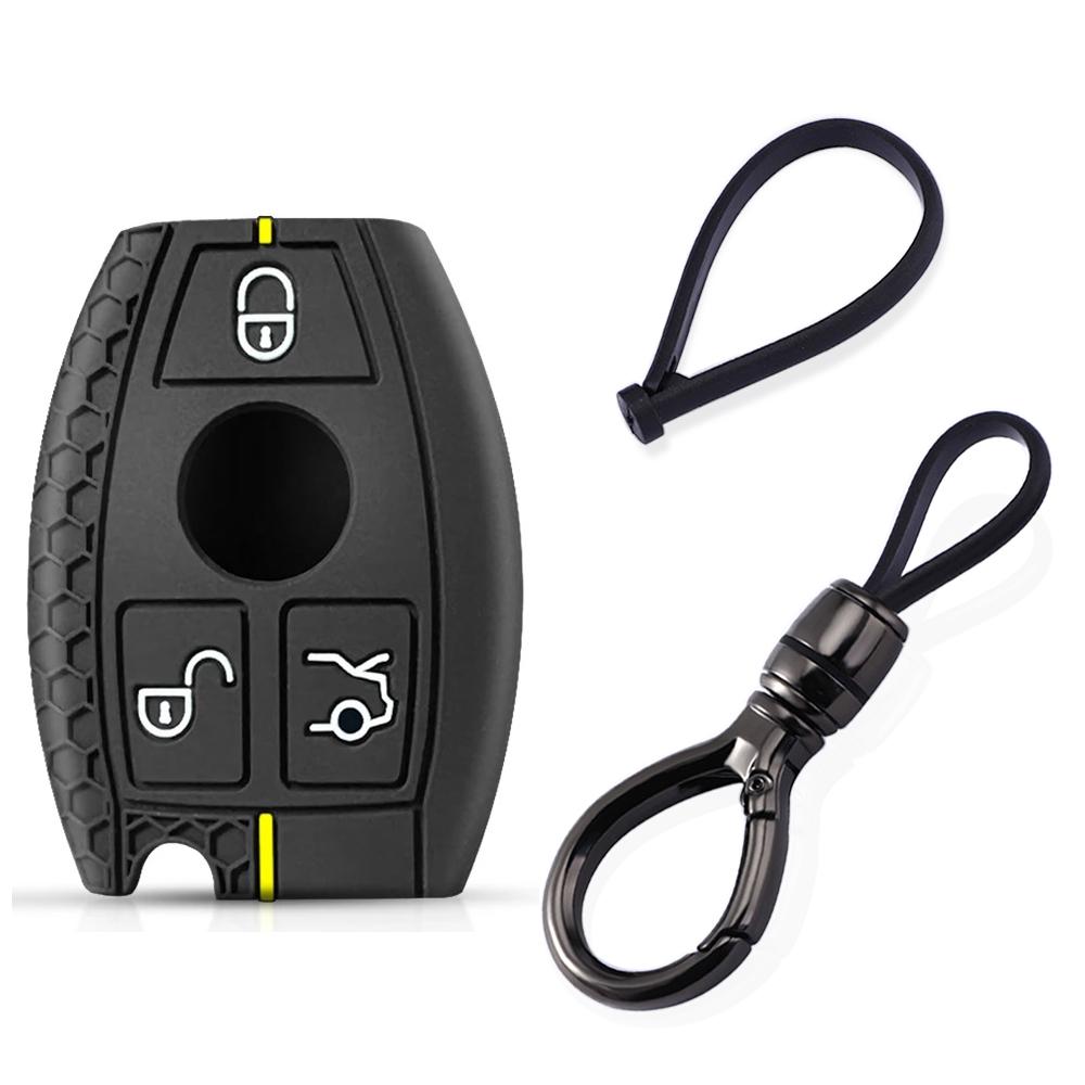 For Mercedes Benz W639 C350 W204 W205 W212 W213 W176 W219 AMG ML SL CLA GLA GLC GLE GLS GLK SLC SLK Key Caps Cover Car Key Case