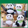 Cute Adorable Panda Plush Toy Keychain Soft Short Plush Stuffed Animal Accessory