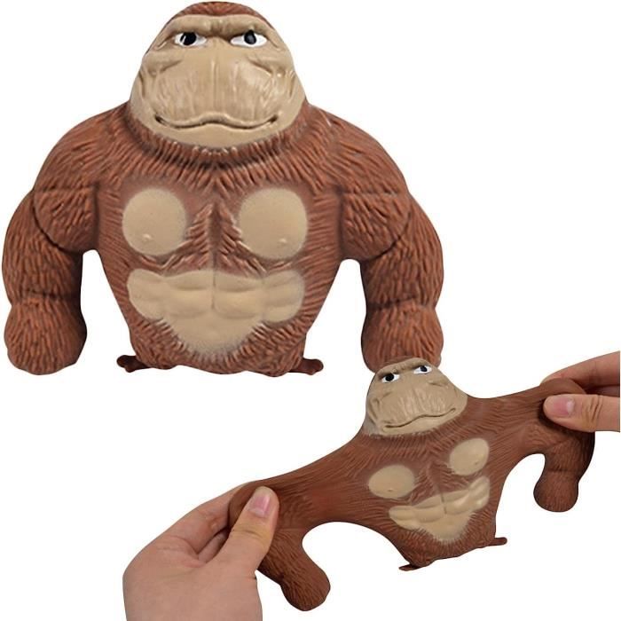 Anti-stress Toy - Gorilla Figurine - TPR Rubber - Elastic - Unisex - 3 Years and Up