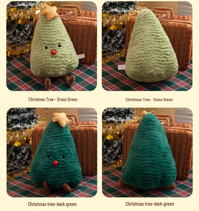 Cute Christmas Cushion Plush Toy: Tree, Cookie Man, Gift Box Doll