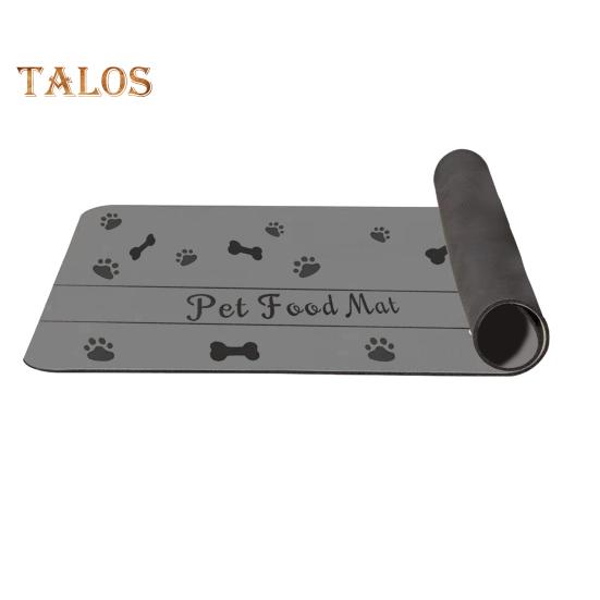 

Коврик для корма для домашних животных, быстросохнущий, впитывающий, противоскользящий, диатомовый, для мисок для собак и кошек, товары для животных, еда и вода 30 cm серый