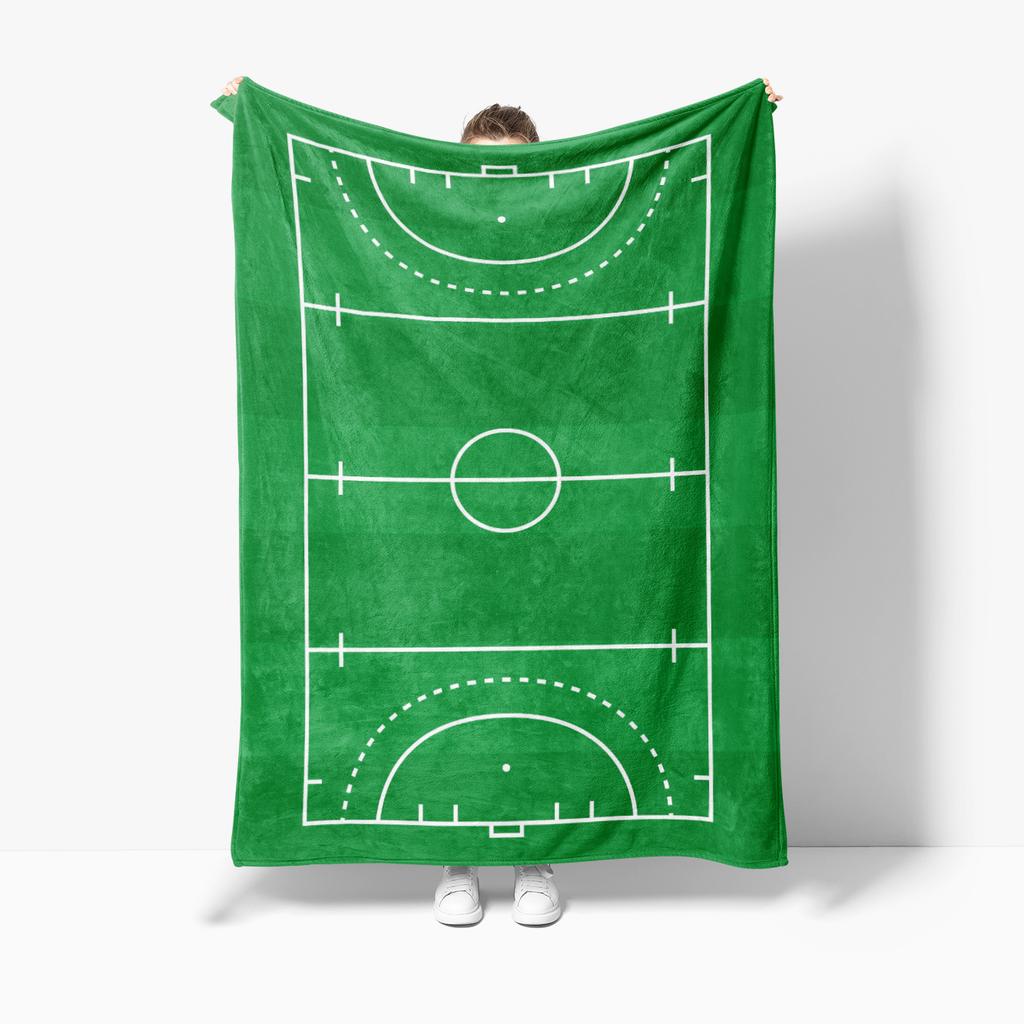 Football Field Soccer Sport Cartoon Soft Blanket,Soft Throw Blanket for Home Bedroom Bed Sofa Travel Cover Child Gift