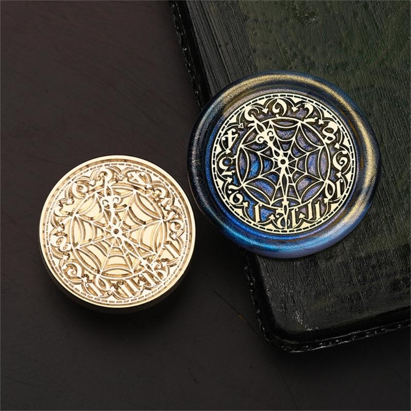 Astronomical Series Sealing Waxed Stamp Brass Head Clock Wax Seal Stamp for Envelope Wedding Invitation Decorations