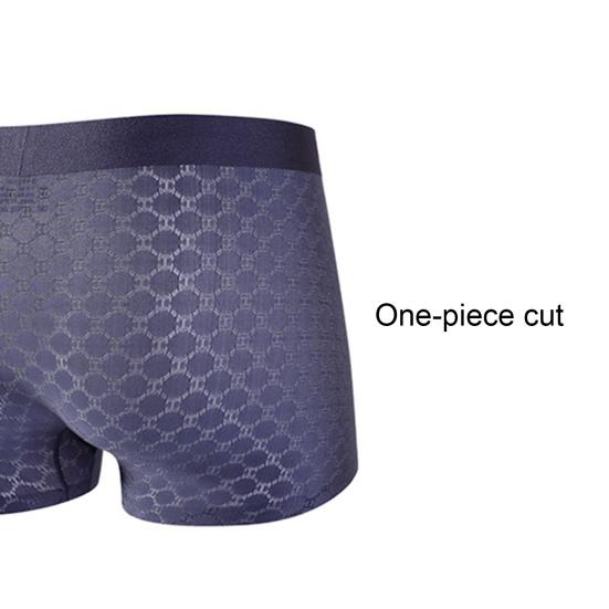 Pánské boxerky Elastické Střední výška Pevná barva Slim střih Boxerky Prodyšné