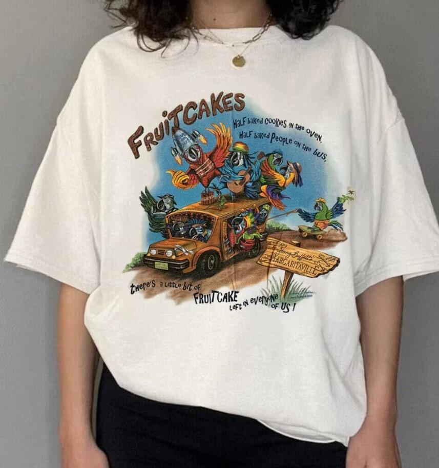 HOT Jimmy Buffett Margaritaville Unisex T-Shirt FruitCakes cotton t-shirt Unisex T-Shirt XXL
